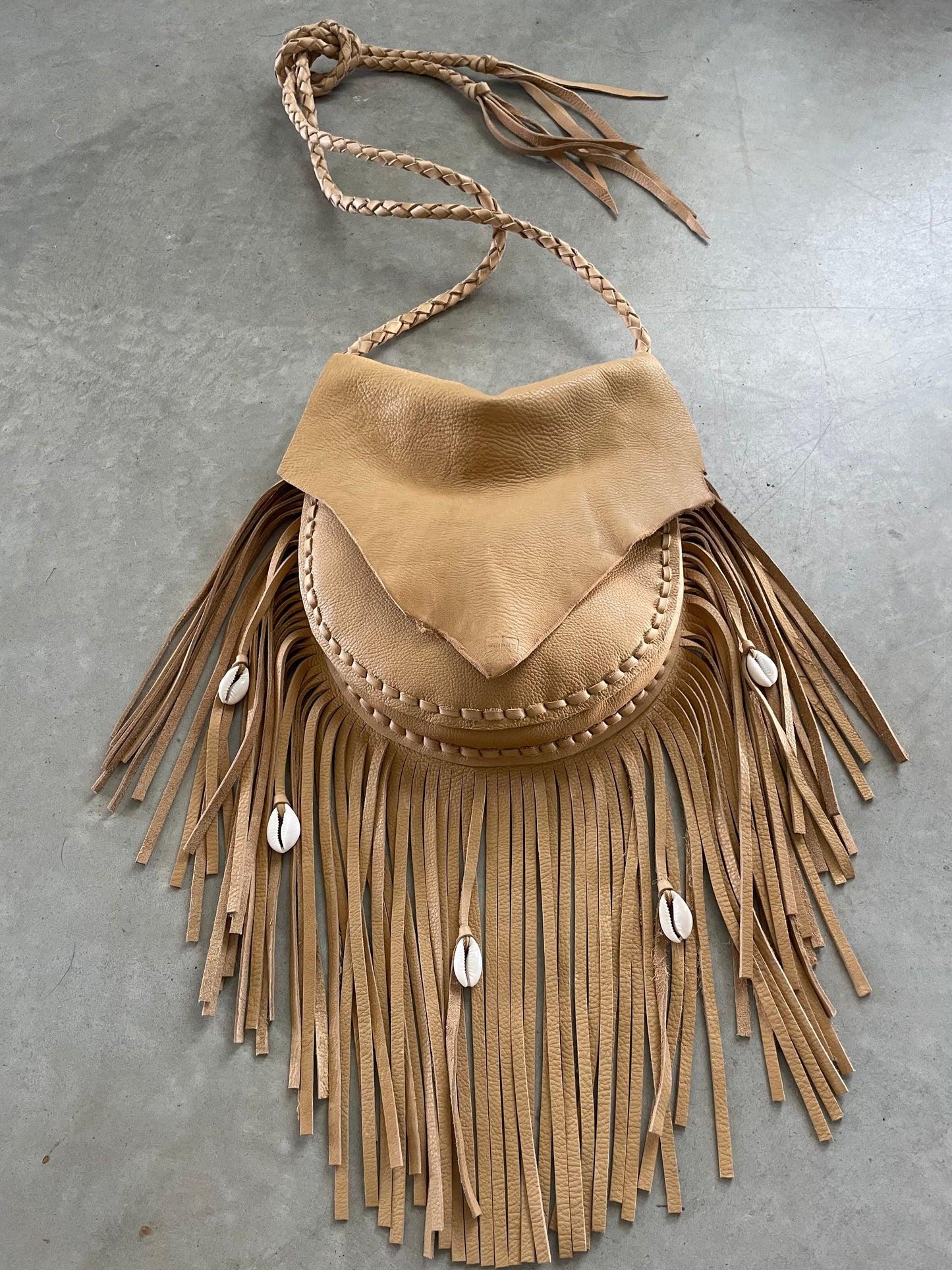 Cowrie Sweetgrass Bag